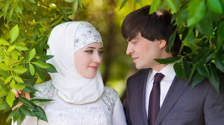 Жених и невеста в Дагестане