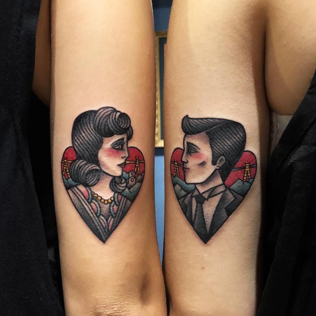 татуировки для пары влюбленных со смыслом