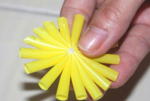 Слой лепестков для пластикового цветка 