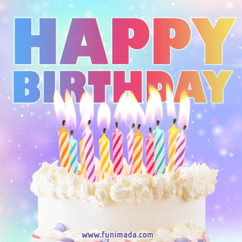Fabulous Birthday Cake - [New] Happy Birthday GIF Image