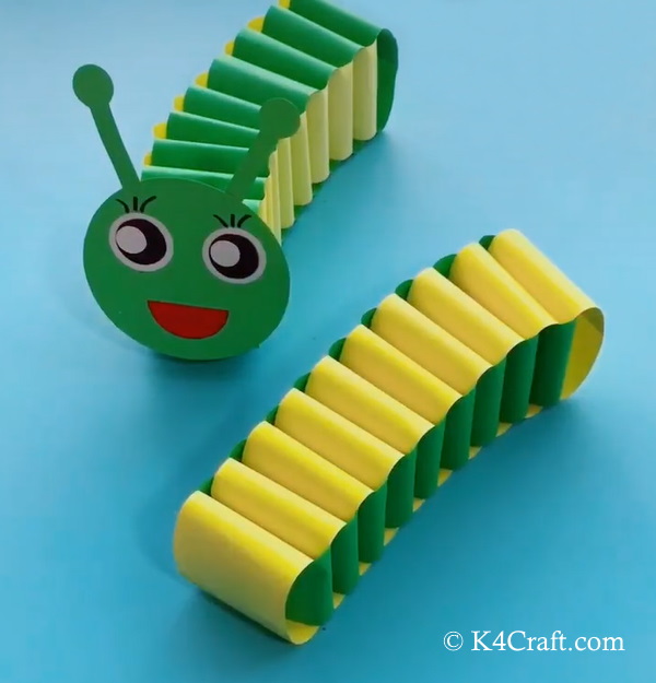 Paper Caterpillar Craft for Kids