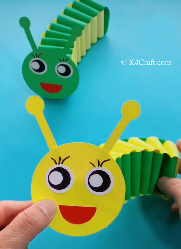 Paper Caterpillar Craft for Kids